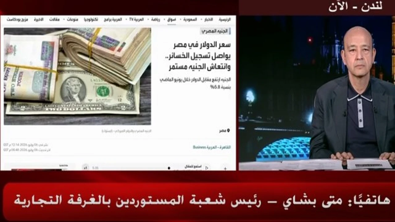 الجنيه المصري يتعافى والدولار يفقد جاذبيته وفقًا لعمرو أديب